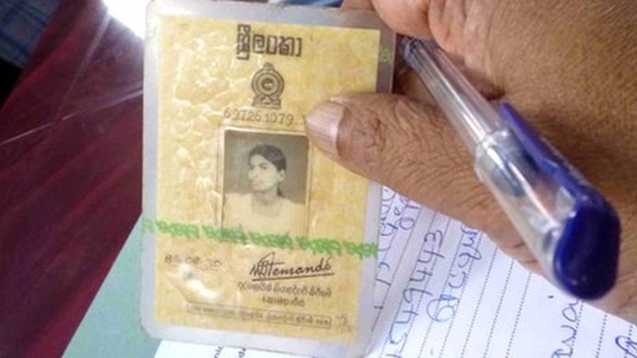 The National Identity Card was introduced in Sri Lanka in 1972 - BBC