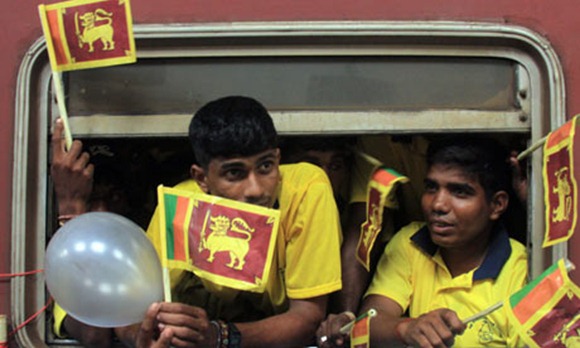 Former Tamil Tigers under rehabilitation on a tour of the south prior to their reintegration into society. Many have found it a difficult transition to make. Photograph: MA Pushpa Kumara/EPA