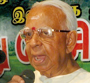 TNA leader R. Sampanthan