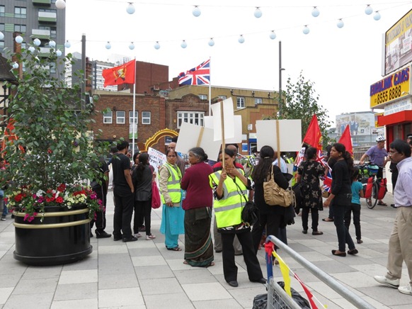 Hunger strike location at Stratford