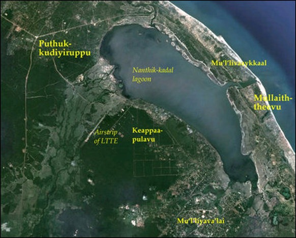 The locality of Keappaapulavu and the former airstrip of the LTTE