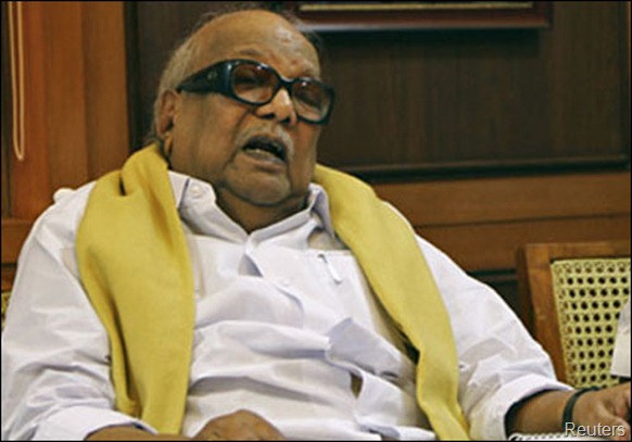 DMK president M.Karunanidhi 