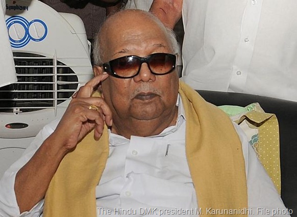 The Hindu DMK president M. Karunanidhi. File photo 