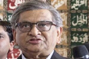 Foreign minister S M Krishna again called for early resumption of talks for political reconciliation in Sri Lanka in a meeting with a seven-member delegation of the Tamil National Alliance led by R Sampanthan. 