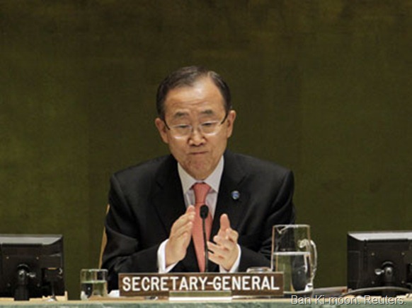 Ban Ki-moon. Reuters.