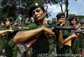 Sri Lankan army has nearly 4,000 women soldiers (AFP/File, Sena Vidanagama)