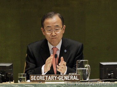 Ban Ki moon. Reuters
