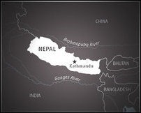 Map of Nepal