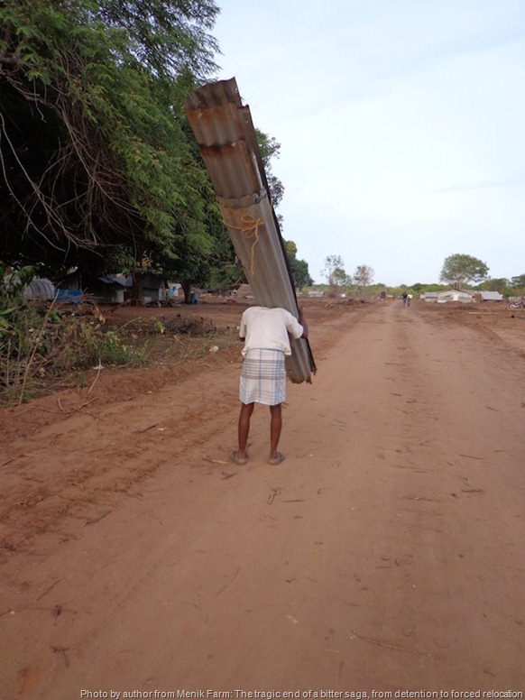 Photo by author from Menik Farm: The tragic end of a bitter saga, from detention to forced relocation