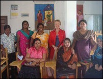 French Ambassador with Tamil and Muslim NGO workers in Mannaar