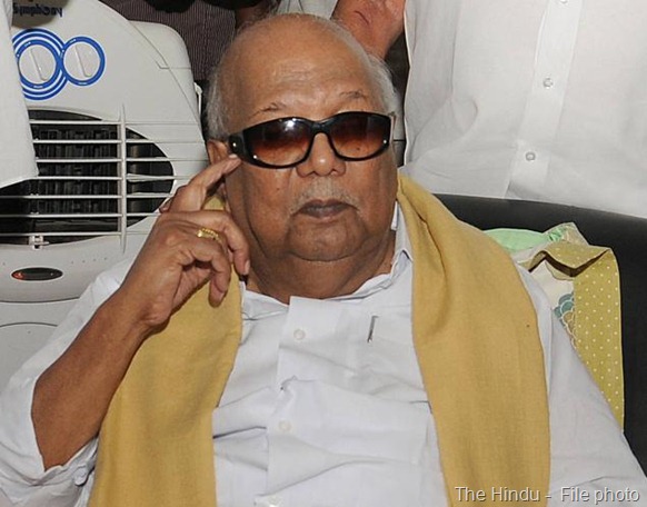 The Hindu DMK president M. Karunanidhi. File photo 