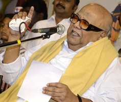 Former Chief Minister and DMK president M. Karunanidhi. File photo 