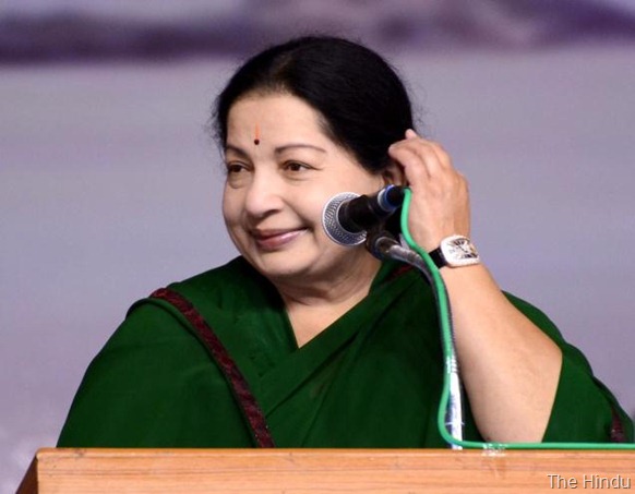 The Hindu Tamil Nadu Chief Minister Jayalalithaa. File photo 