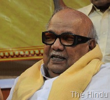 The Hindu DMK party chief M. Karunanidhi. File photo: M. Vedhan 