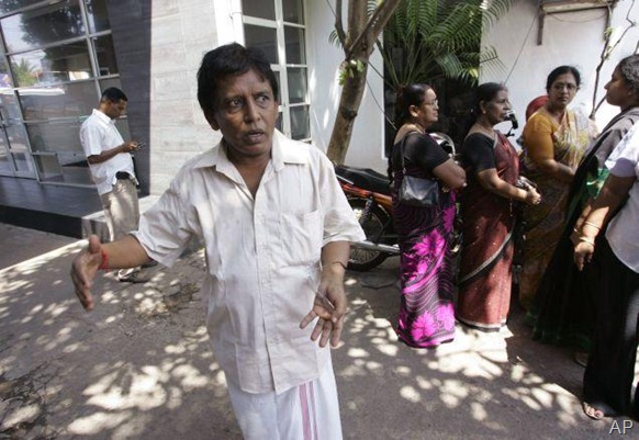 AP E. Saravanapavan, managing director of Uthayan and Tamil National Alliance. File photo: AP 