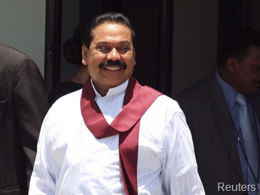 Mahinda Rajapaksa. Reuters