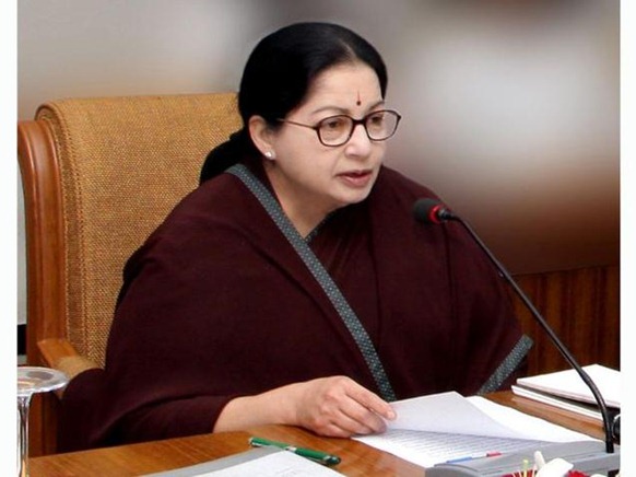 DIPR A file photo of Tamil Nadu Chief Minister Jayalalithaa. 