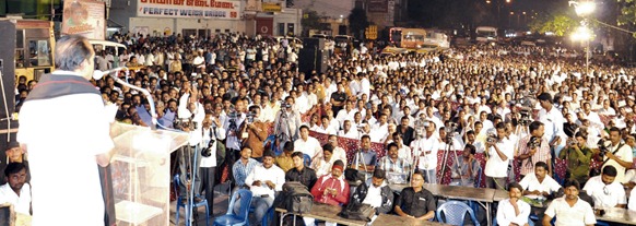 Tamil Eelam is the only solution and Tamil Nadu is firm in its unified demand on a UN referendum, said MDMK leader Vaiko, a long time supporter of Eezham Tamils and Thirumurugan Gandhi of May 17 Movement at the event held in Chennai