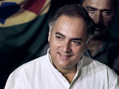 Rajiv Gandhi. AFP