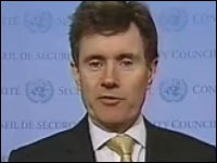 Sir John Sawer, representative of the UK to the UN Security Council in 2009 and later chief of MI6, Britain's external intelligence agency