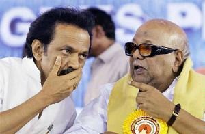 M Karunanidhi-led DMK headed for a rout in Tamil Nadu as its arch rival AIADMK was well set for a clean sweep, surging ahead in 35 seats out of 39 seats.